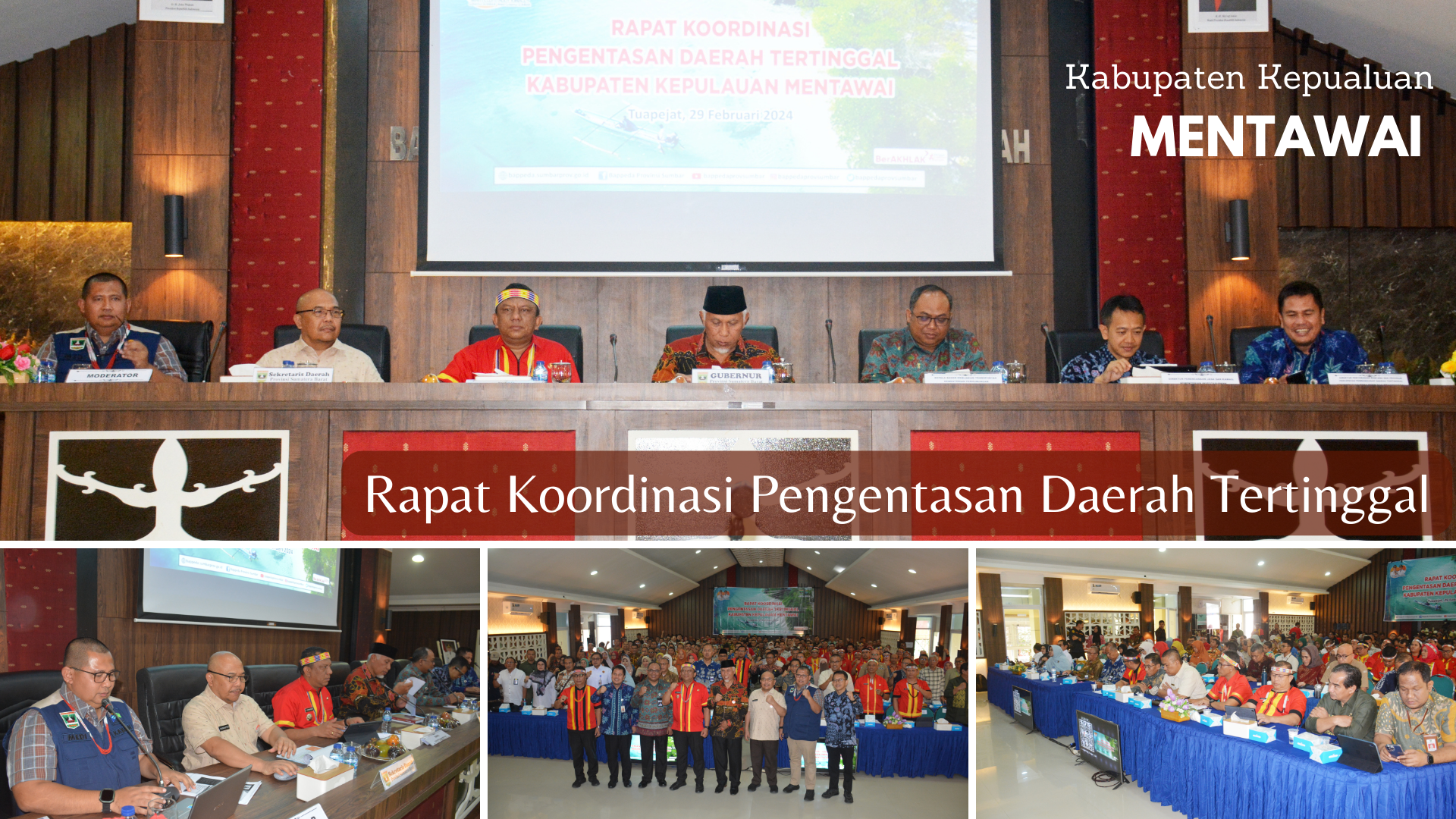 Rapat Koordinasi Percepatan Pengentasan Daerah Tertinggal Kabupaten Kepulauan Mentawai